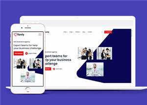 大气商业服务公司网站模板源码下载 - 觅资源