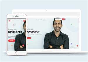 设计师个人介绍简历类模板下载 - 觅资源