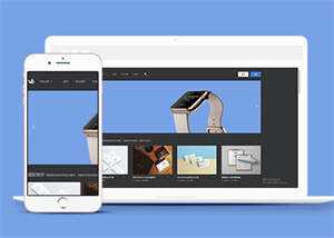 PPT素材下载类网站前端模板下载 - 觅资源