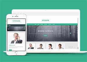 宽屏绿色环保外贸服务公司模板 - 觅资源