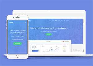 互联网云平台公司网站模板源码 - 觅资源