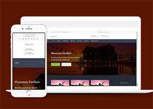 大图旅行企业框架网站模板下载 - 觅资源