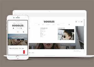 关于网上眼镜商城网站模板下载 - 觅资源