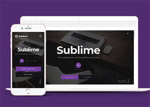 黑色大气设计企业CSS3模板下载 - 觅资源