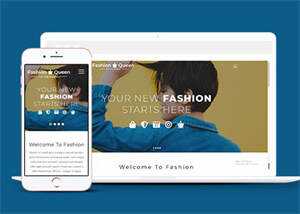 宽屏创意时尚服装网站模板下载 - 觅资源