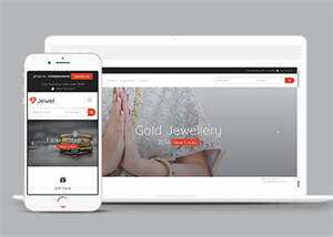 关于金银首饰企业官网网站模板 - 觅资源