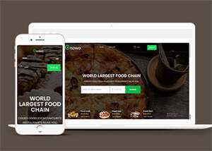 美食外卖订餐APP网页模板下载 - 觅资源