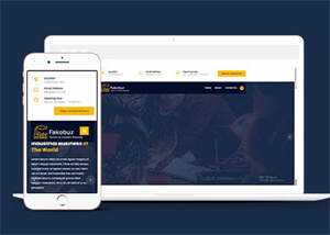 响应式钢铁制造业企业网站模板 - 觅资源