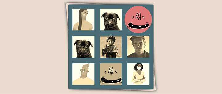 css3鼠标悬停九宫格相册图片方格变圆形动画特效 - 觅资源