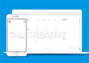 白色设计师个人作品集模板下载 - 觅资源