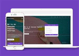 数字创业公司响应式模板下载 - 觅资源