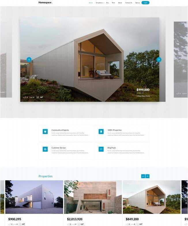 别墅在线交易服务机构网站html模板 - 觅资源