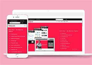 宽屏国外别墅类销售网站模板 - 觅资源