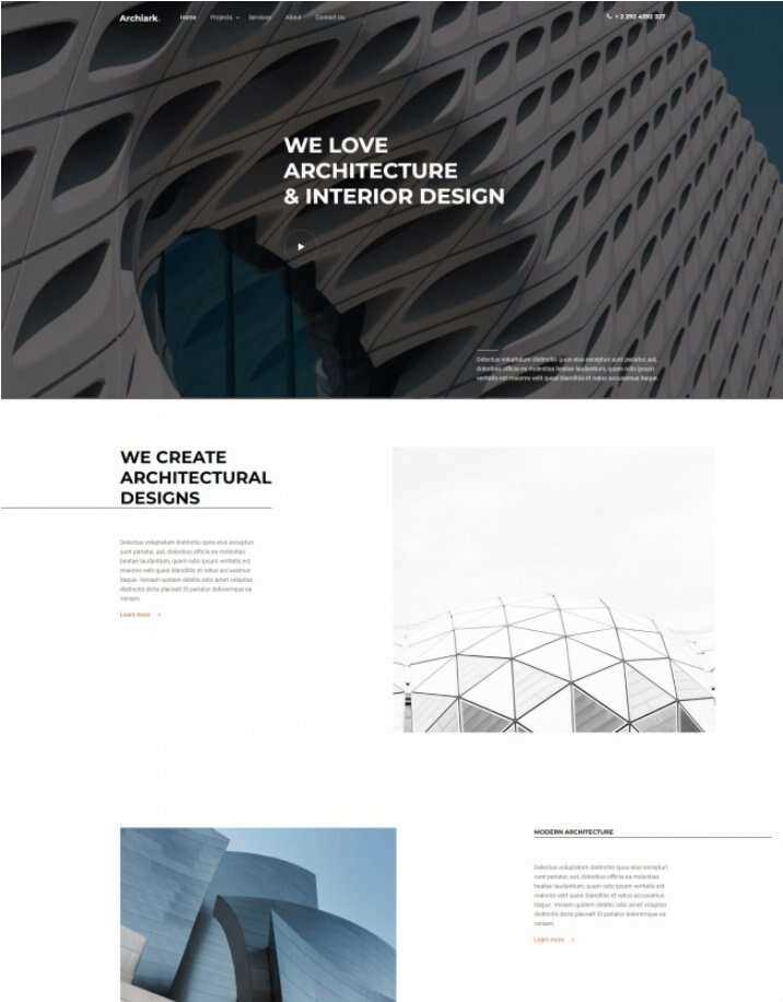 HTML5建筑室内设计公司网站html模板 - 觅资源