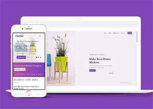 紫色家居装饰公司网站模板下载 - 觅资源