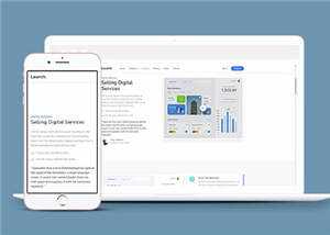 简洁产品特点展示公司html模板下载 - 觅资源