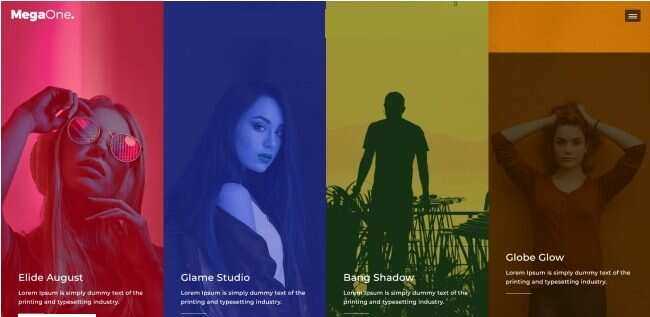 演唱会嘉宾宣传介绍网页模板 - 觅资源