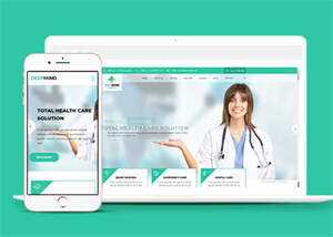 私人医院健康体检网站模板下载 - 觅资源