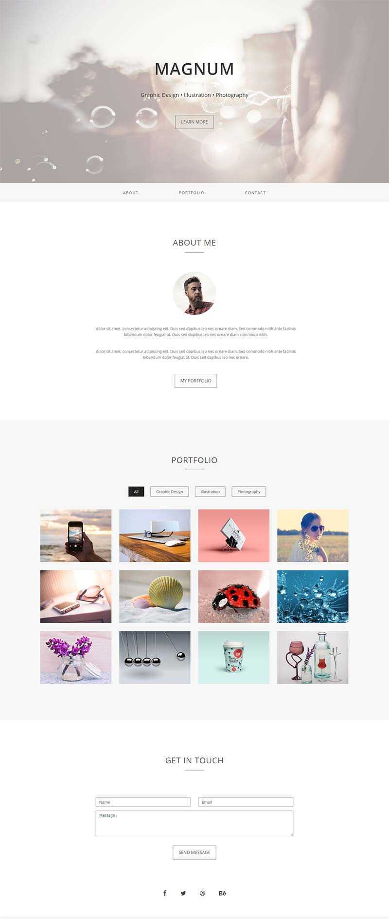 推广单页静态html模板 - 觅资源