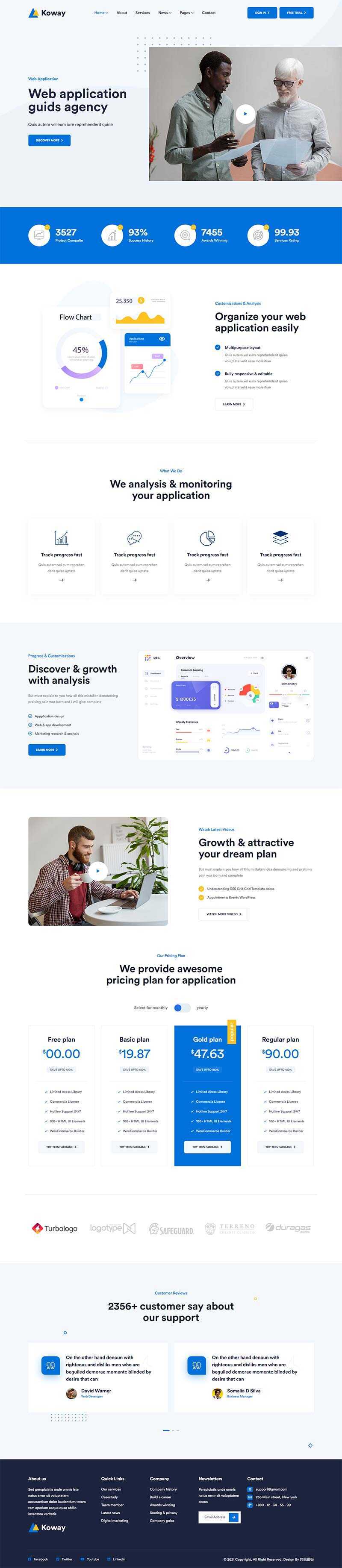 bootstrap多功能IT软件技术公司官网html模板 - 觅资源