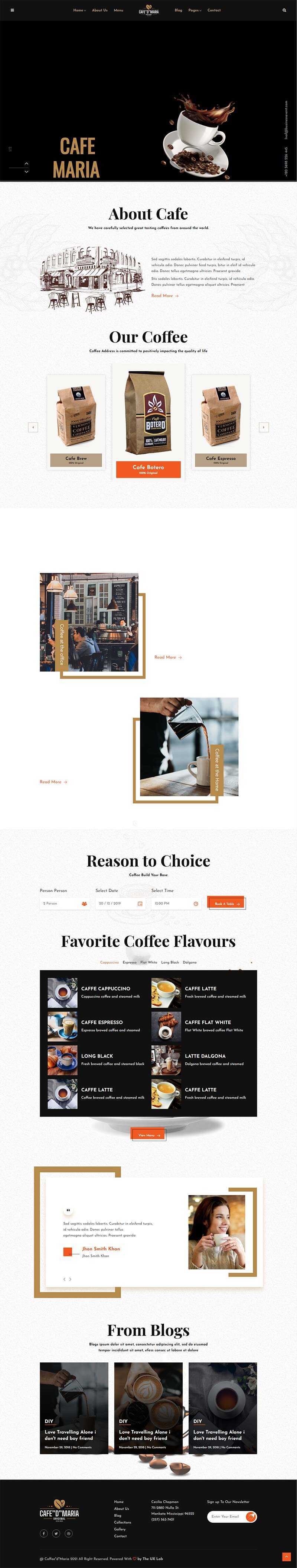 bootstrap响应式甜品茶餐厅官网html模板 - 觅资源
