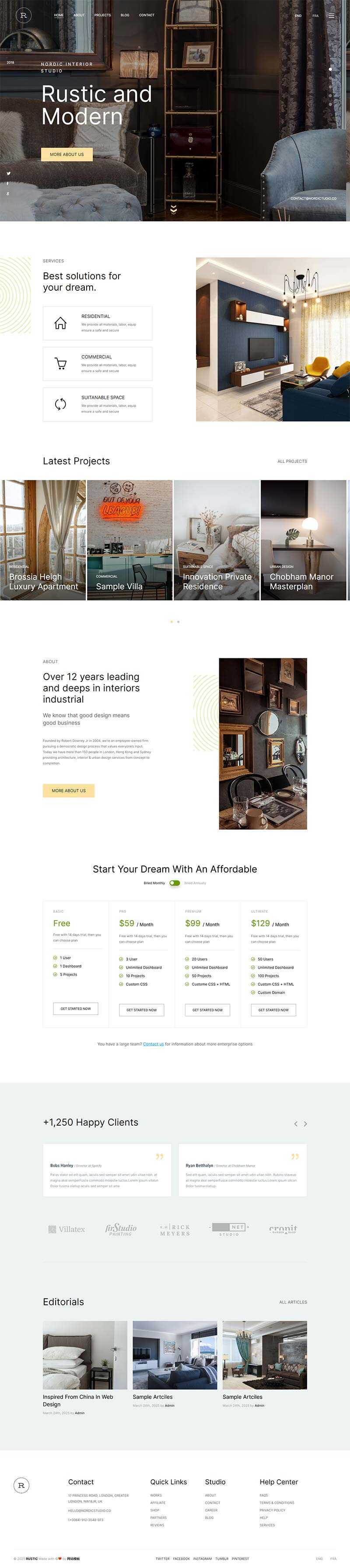 Bootstrap5多用途的企业展示网站html5模板 - 觅资源