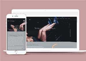 简约健身会所网站模板下载 - 觅资源