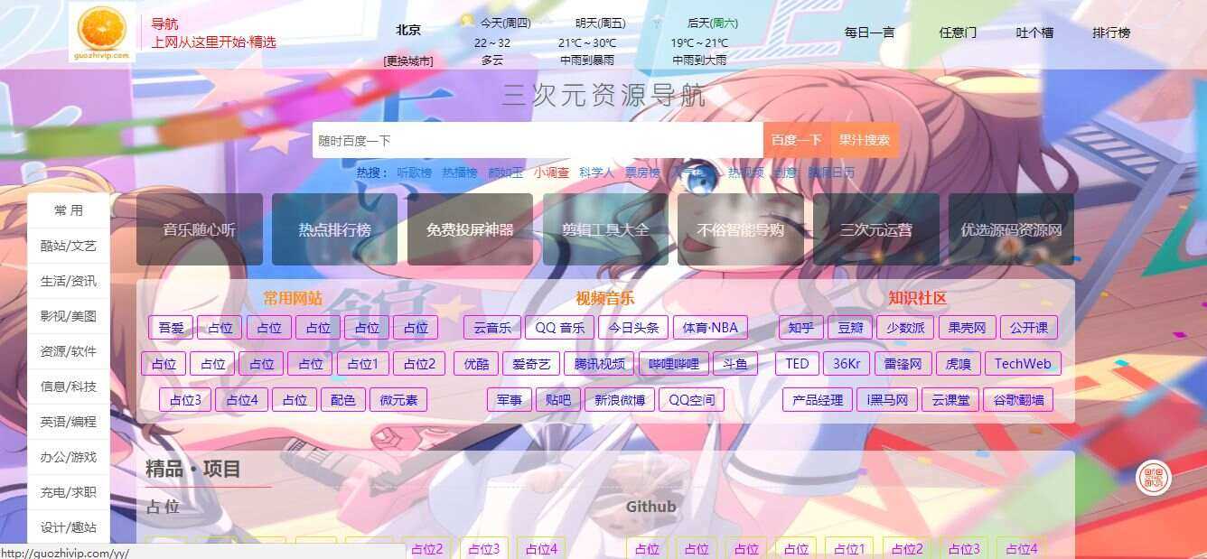 图片[2] - 精美网址导航及热点热搜影视排行榜源码 - 觅资源