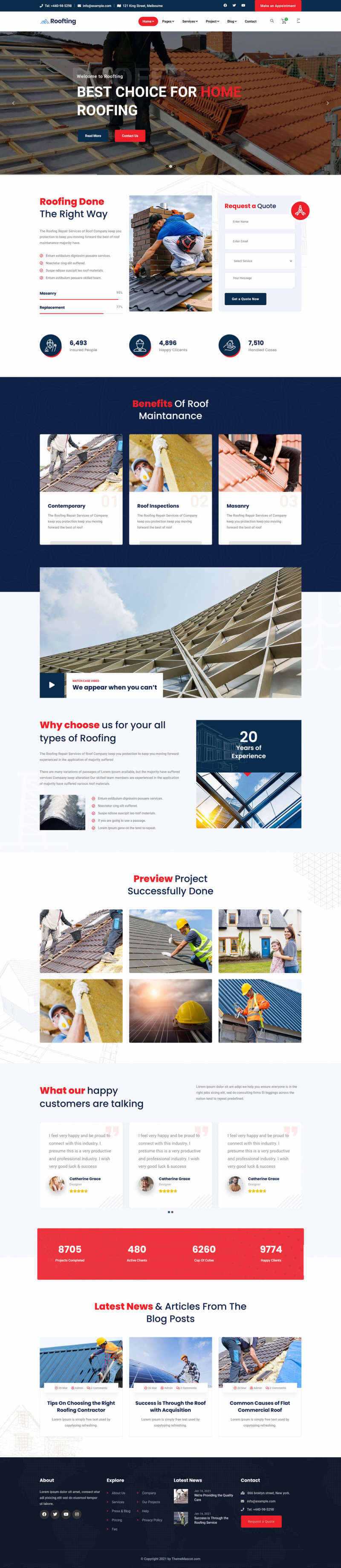 Bootstrap响应式的房屋建筑工程企业html模板 - 觅资源