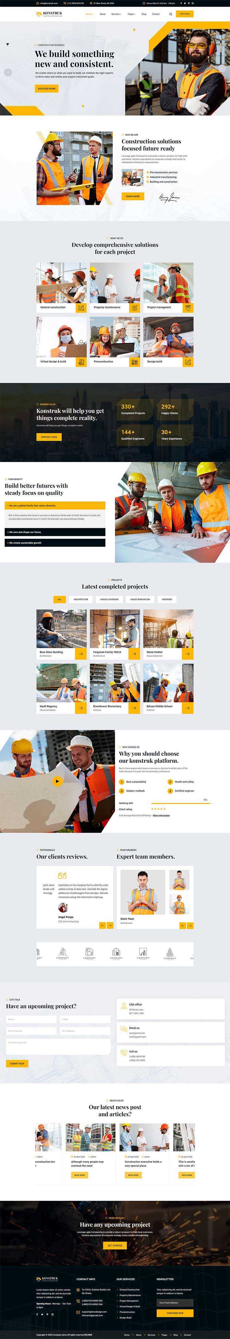 城市开发运营建筑公司网站html模板 - 觅资源