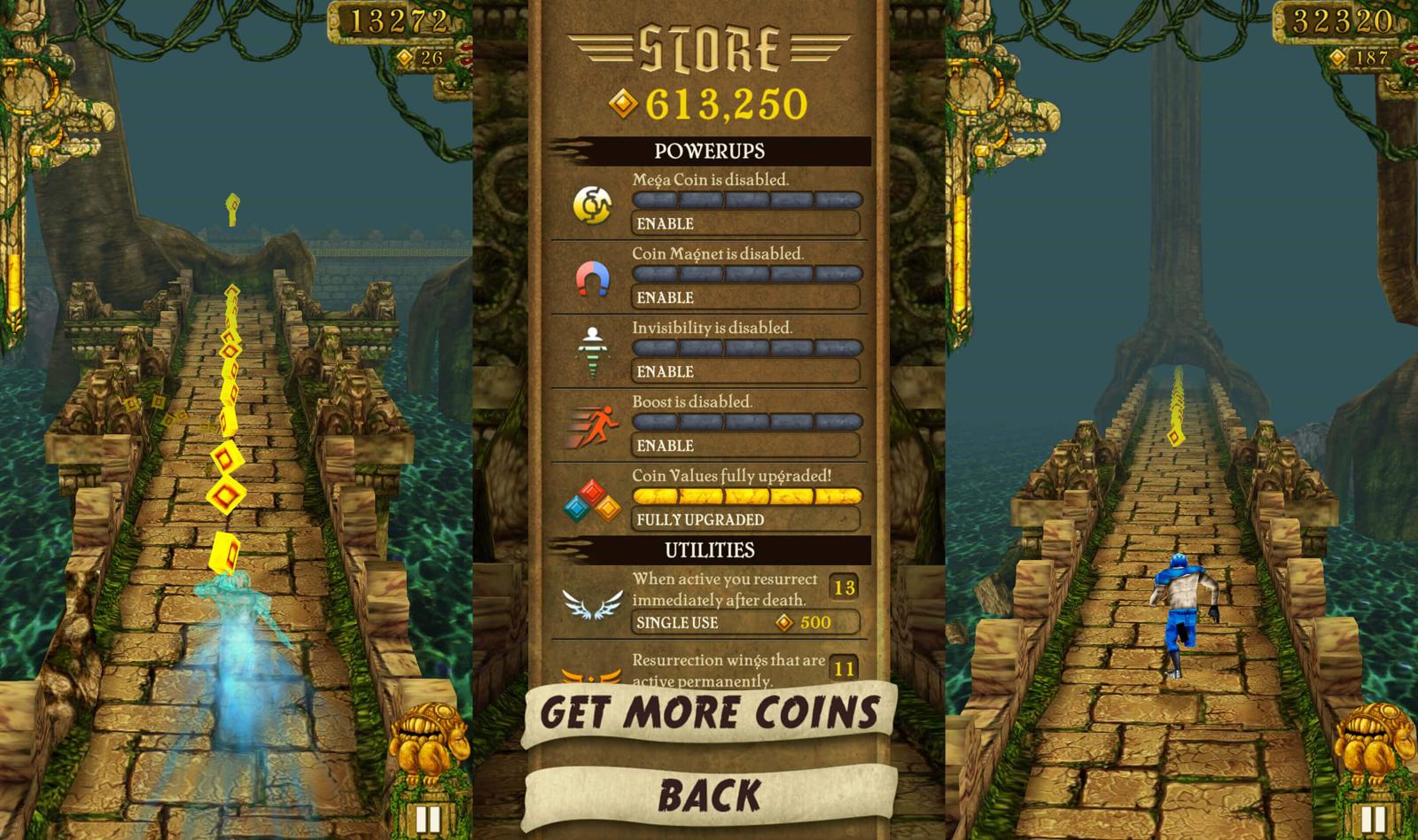 手机逃跑游戏《神庙逃亡》无限金币 - 觅资源