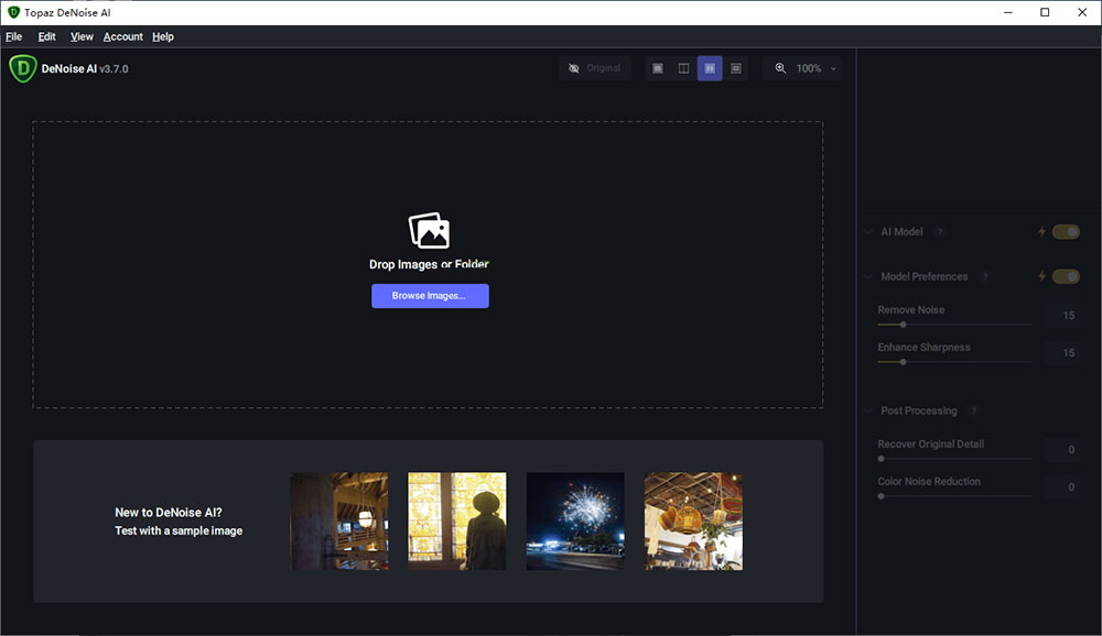 图像处理软件 Topaz DeNoise AI v3.7.1 便携版 - 觅资源