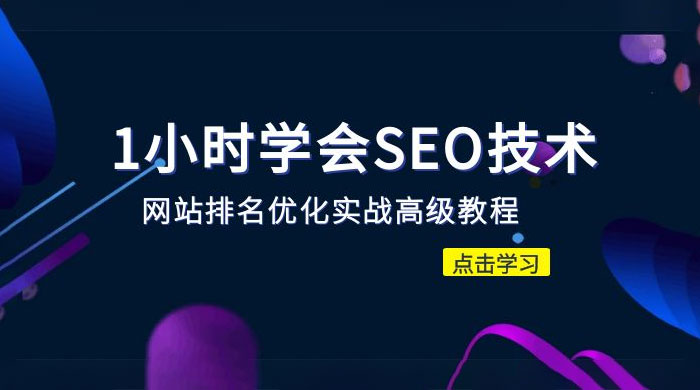 1 小时学会 SEO 技术：网站排名优化实战高级教程，秒杀市面 95% 收费几千的 SEO 教程 - 觅资源