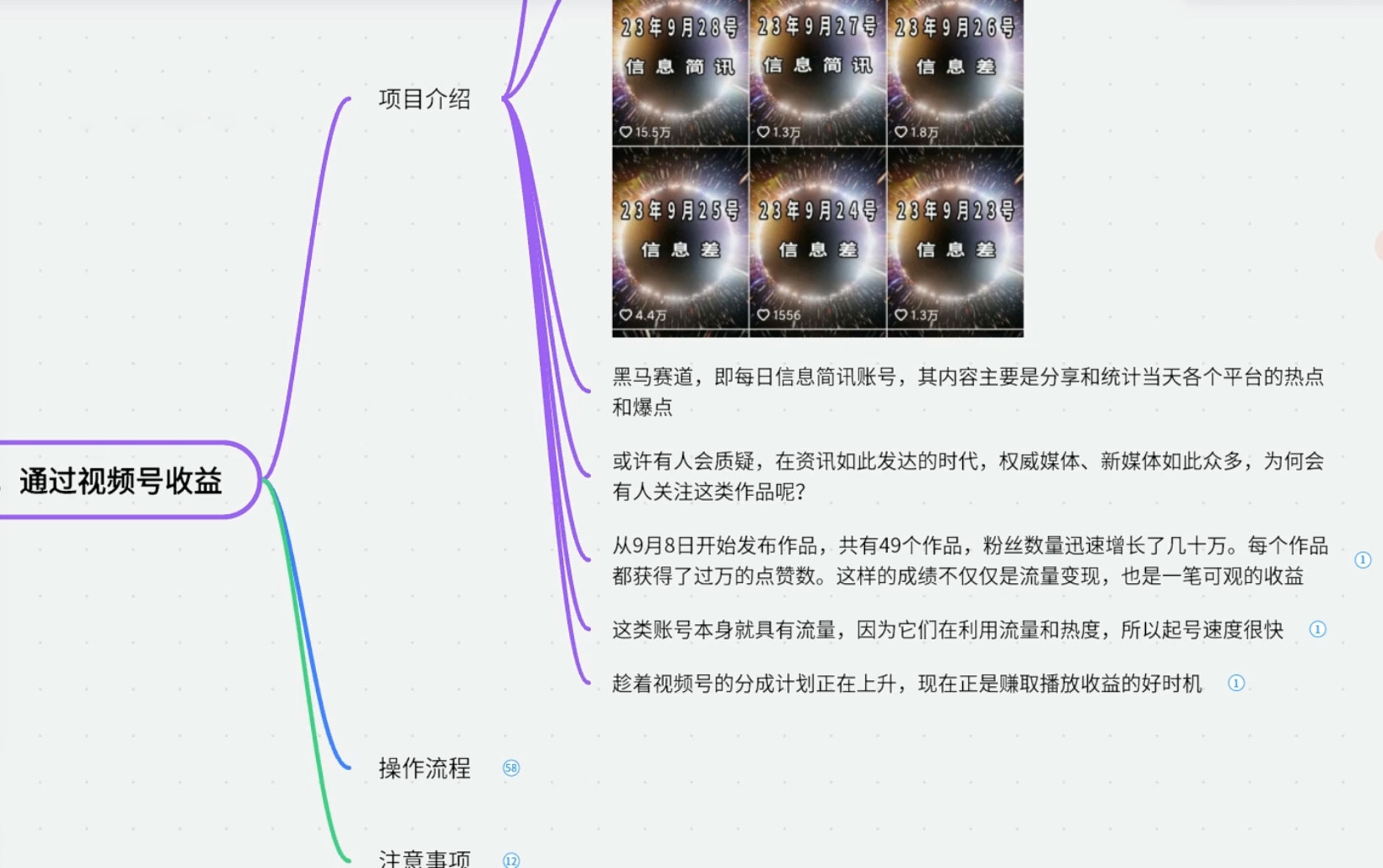 图片[2] - 黑马赛道每日信息简讯，起号超级快自带流量大，通过视频号收益 - 觅资源