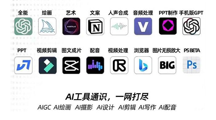 AIGC 全能特训营第 3 期：一次掌握 14 大主流 AI 工具，AI 工具通识，一网打尽 - 觅资源