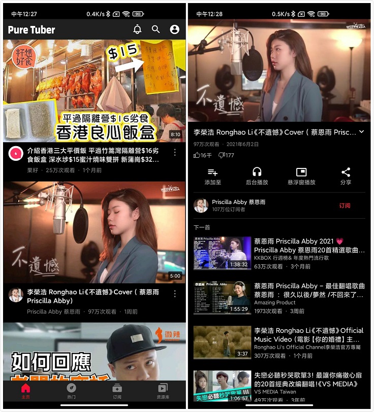 油管纯净版 Pure Tuber v2.15.20.103 解锁VIP - 觅资源