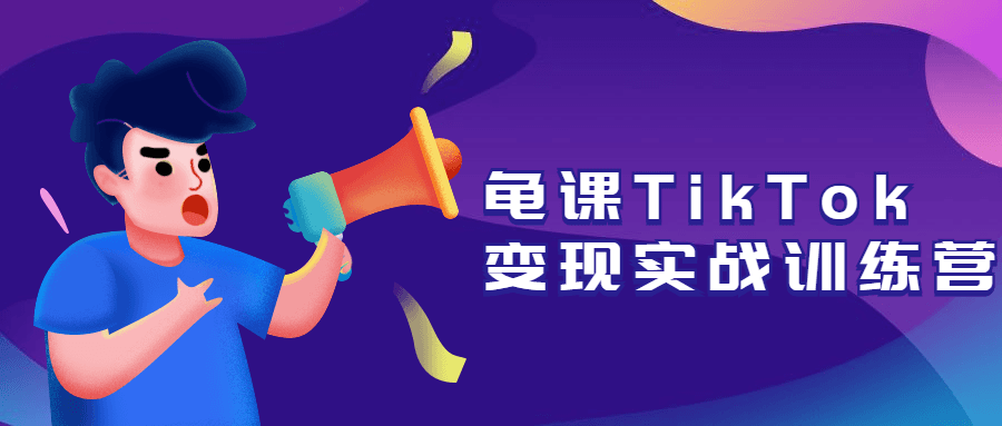 龟课TikTok变现实战训练营 - 觅资源