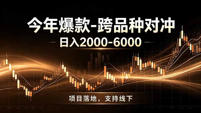 全新跨品种对冲模式上线！日稳定盈利 2000-6000，合规长久可批量放大 - 觅资源