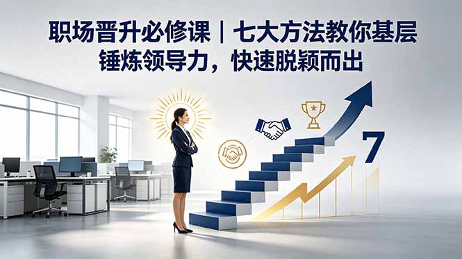 付费文章：职场晋升必修课｜七大方法教你基层锤炼领导力，快速脱颖而出 - 觅资源