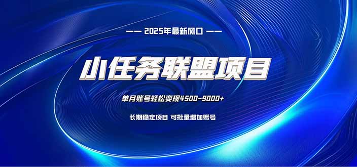小任务联盟项目：一台电脑每天只需10分钟，轻松简单稳定|YX网创