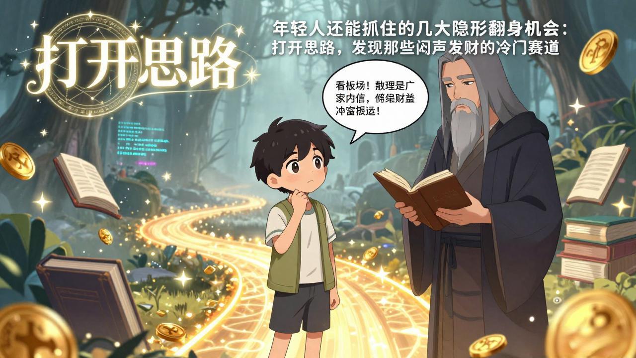 付费文1+2：年轻人还能抓住的几大隐形翻身机会：打开思路，发现那些闷声发财的冷门赛道|中创学习社