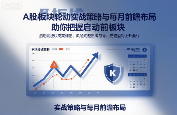 A股板块轮动实战策略与每月前瞻布局，助你把握启动前板块，规避风险，实现稳健盈利|YX网创