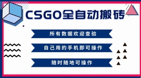 CSGO全自动搬砖，年底钱回家好项目，当天可拿到结果，新手小白轻松月入1W+【揭秘】|YX网创