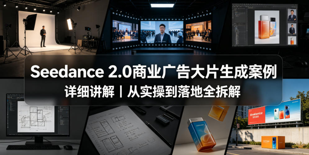 Seedance 2.0商业广告大片生成案例详细讲解｜从实操到落地全拆解 - 觅资源