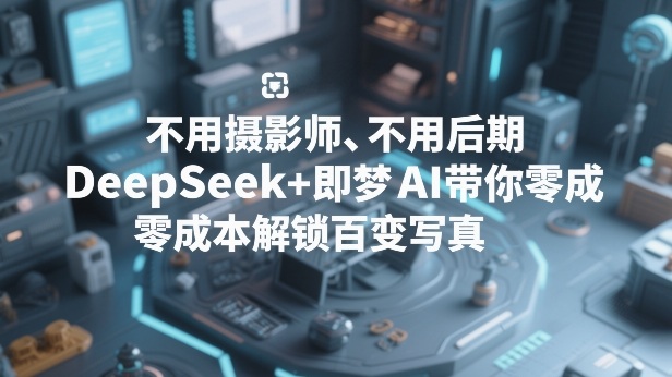 不用摄影师、不用后期，DeepSeek+即梦AI带你零成本解锁百变写真！|中创学习社