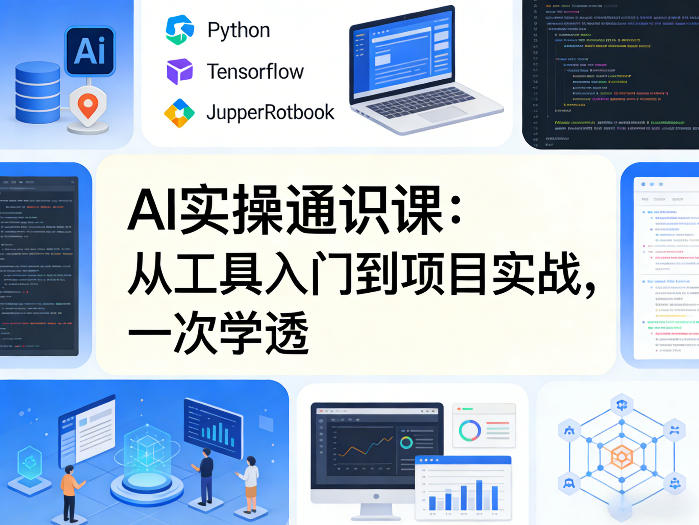 AI实操通识课，从工具入门到项目实战，一次学透 - 觅资源