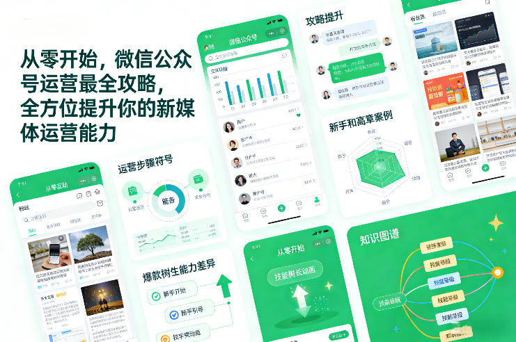 从零开始，微信公众号运营最全攻略，全方位提升你的新媒体运营能力|YX网创