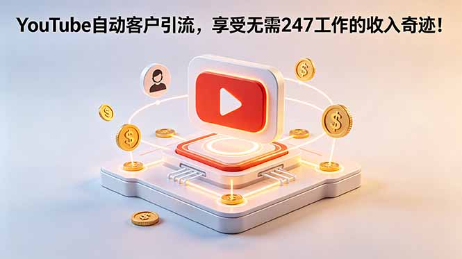 YouTube 自动客户引流，享受无需 247 工作的收入奇迹！【原创双语字幕】 - 觅资源