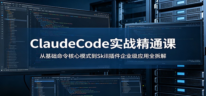 ClaudeCode实战精通课：从基础命令核心模式到Skill插件企业级应用全拆解 - 觅资源