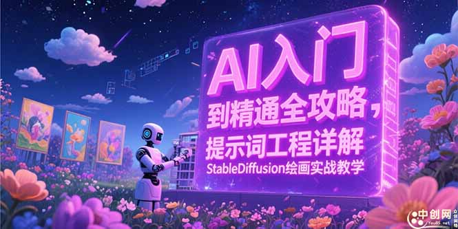 AI入门到精通全攻略，提示词工程详解，StableDiffusion绘画实战教学|YX网创